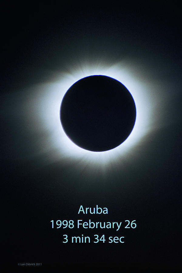 Lon
Dittrick photo of Aruba Solar Eclipse