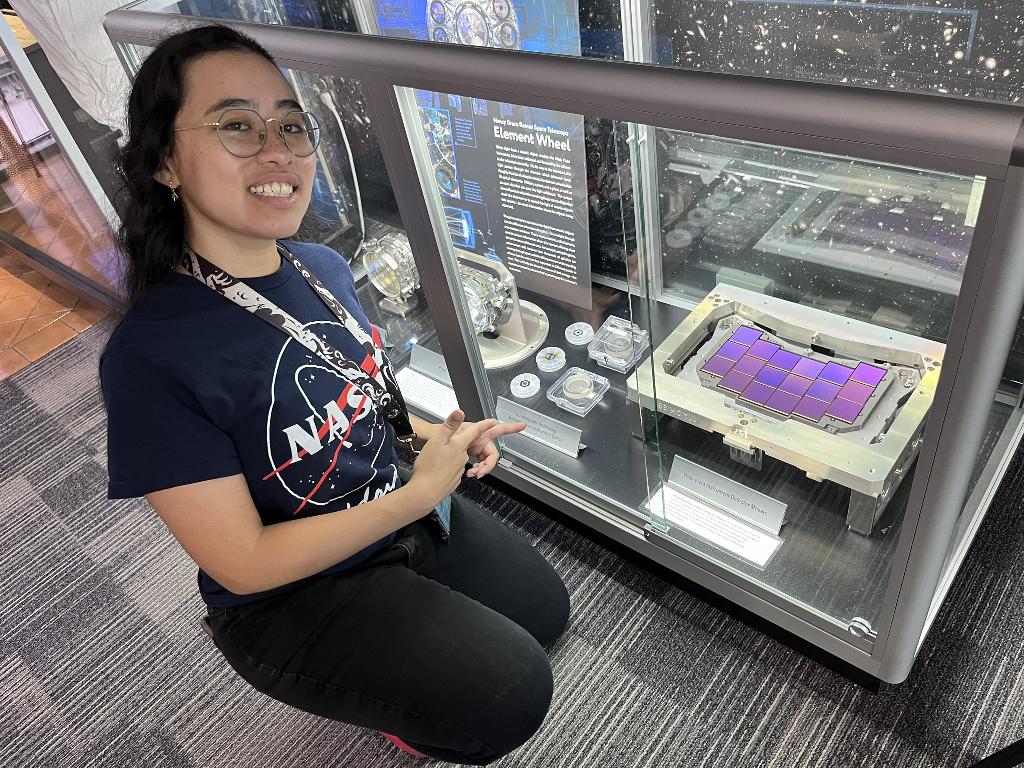 Stephanie with Roman Focal
              Plane Assembly